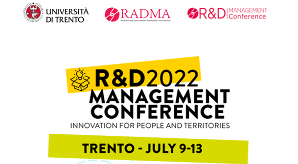 R&D Management Conference – Special Track: Digital transformation of work and organisational design: dealing with changes of skills and profiles
